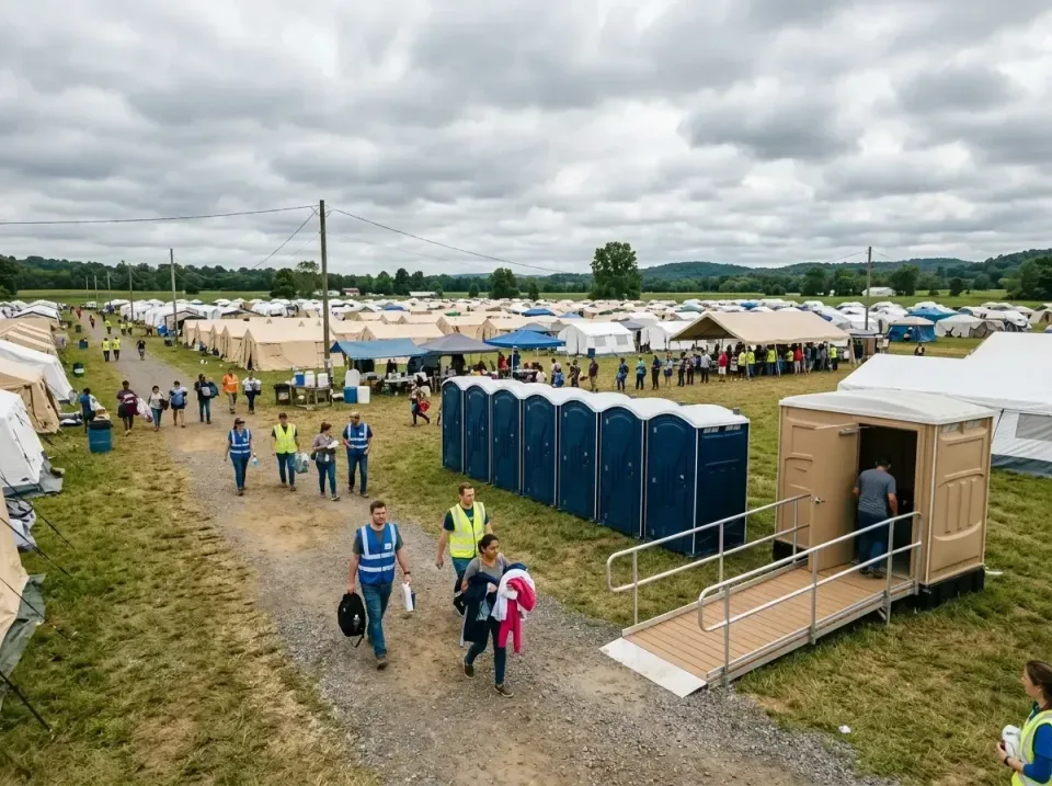disaster-relief-camp-restrooms-010 — frequently asked questions, Dumpster & Portable Bathrooms Rental in Richland, MO